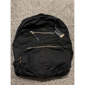 TUMI Voyageur Halle Nylon Backpack Black Laptop Unisex Travel